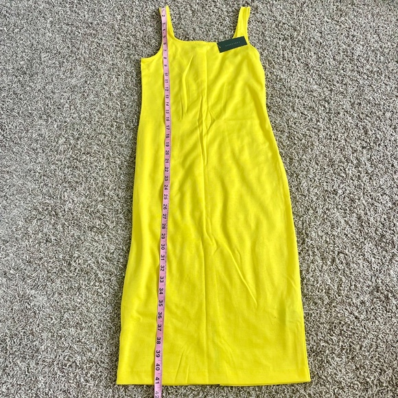 NWT Suzy Shier yellow sleeveless shift summer dress Size XS - Picture 6 of 6